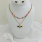 Jewelry Set Dragonfly / Flowers