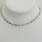 Necklace Choker Silver Multicolor