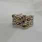 Ring Silver Vintage Multicolor