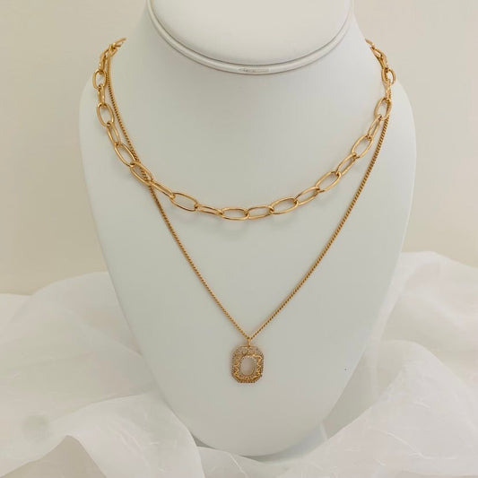Necklace 18K Double Fall
