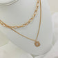 Necklace 18K Double Fall