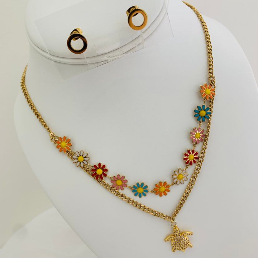Jewelry Set Turtle