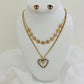 Jewelry Set Heart / Snake