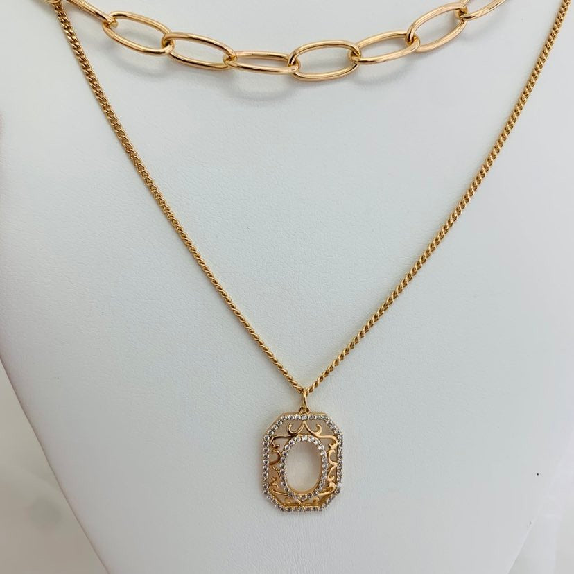 Necklace 18K Double Fall
