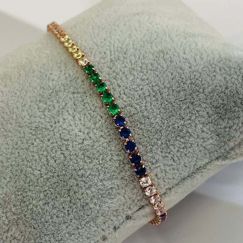 Bracelet Rose Gold Multicolor