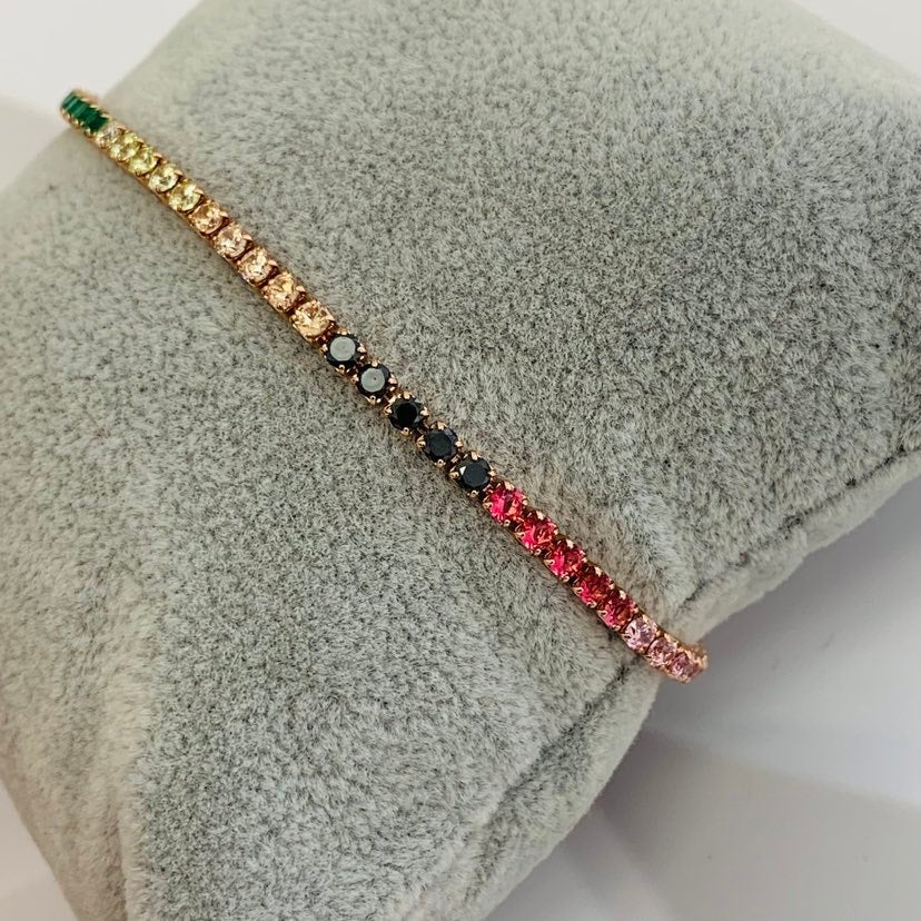 Bracelet Rose Gold Multicolor