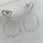 Earrings Heart Silver