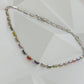 Necklace Choker Silver Multicolor